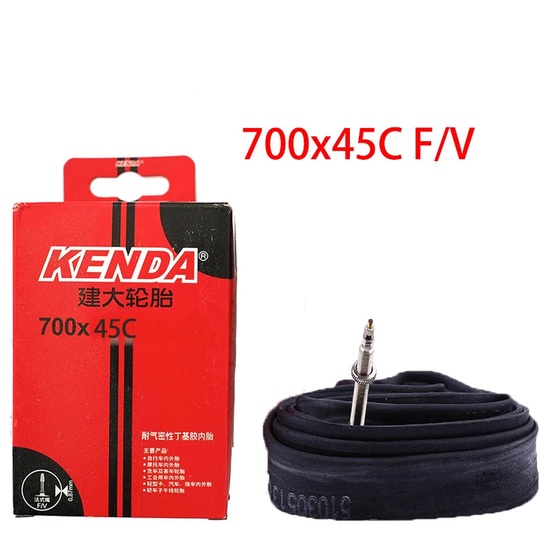KENDA inner tube 700C camera 700*35C-43C Schrader Presta bicycle inner tubes 700*45C road bike tubes tire chambre air 150g