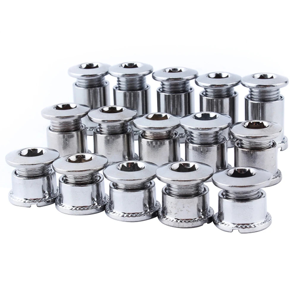 MTB Steel Bike Parts Bicycle Accessories Chainwheel Bolts Crank Nuts Dental Disc Nail Screws Disc Plate Nail Crankset Bolts