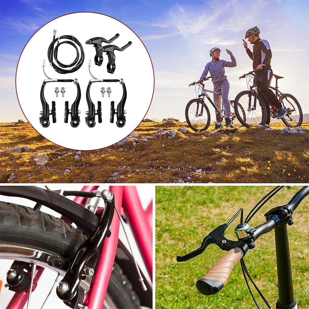 6 Pieces/Kit Mountain Bicycle V Brake Portable Detachable Adjustable Outdoor Sport Replacement Parts Component