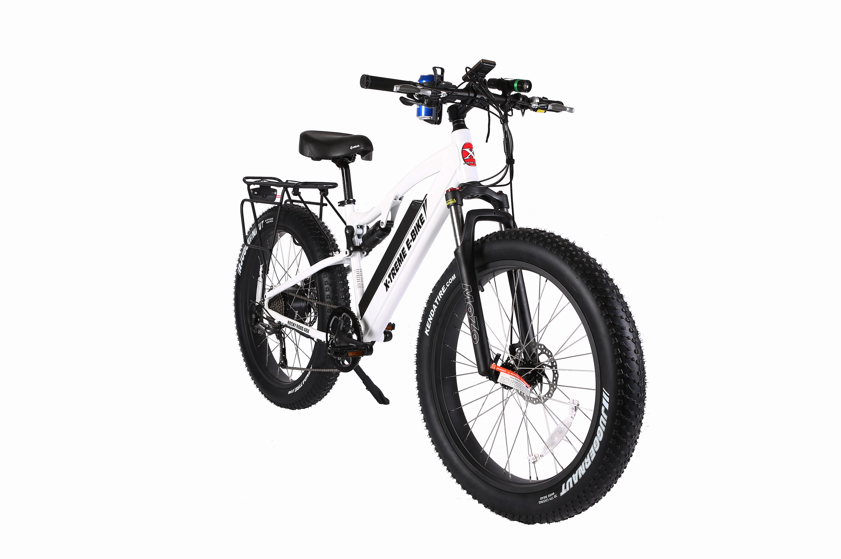 X-Treme Rocky Road 48 Volt 17 Amp Fat Tire Electric Mountain Bicycle