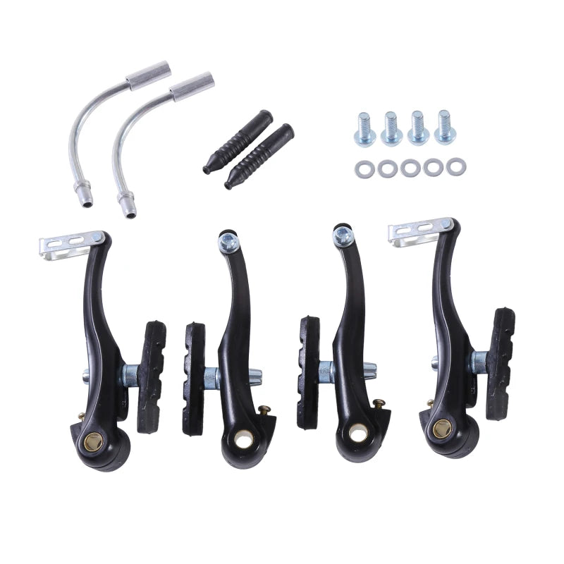 Bicycle Brake Aluminum Alloy Mountain Bike V-brake V-Brake Set Bike Brake Parts Portable Detachable Adjustable Parts