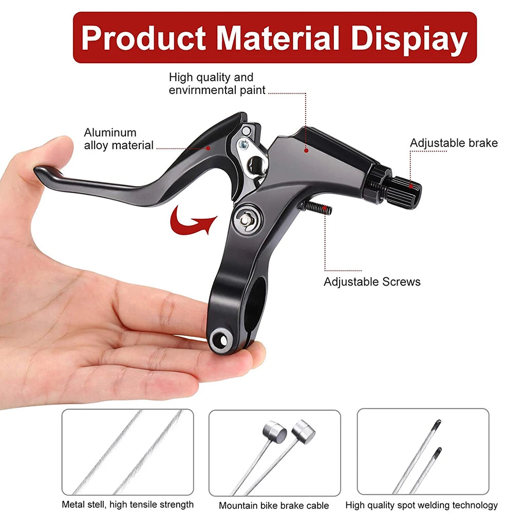 6 Pieces/Kit Mountain Bicycle V Brake Portable Detachable Adjustable Outdoor Sport Replacement Parts Component