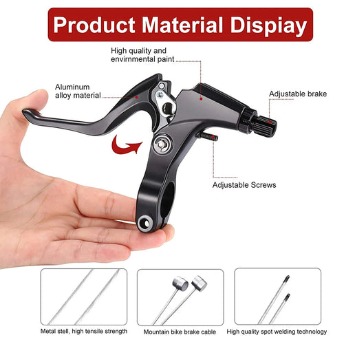 6 Pieces/Kit Mountain Bicycle V Brake Portable Detachable Adjustable Outdoor Sport Replacement Parts Component